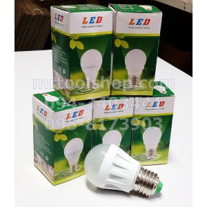 หลอด LED HIGH POWER 3W 12VDC PVC แสงสีขาว ขั้วE27 1lot(5หลอด) 1หลอด=35 บาท ::::ราคาช่วงโปรโมชั่น ::::   